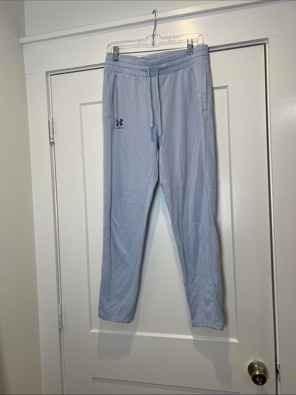 Under Armour Pale Blue Athletic Joggers size Large.